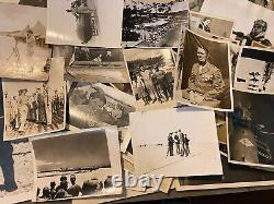 WWII US Army Air Corps 36th Photo Recon Squadron Photos and Log Book Lot