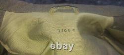 WWII US Army Air Corps 4 Pocket Jacket Size 36l Boullion Bullion Patch Laundry #
