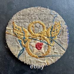 WWII US Army Air Corps 8th Div Theatre Made Felt Patch Original