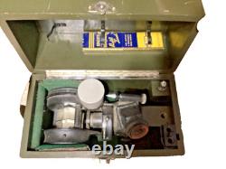 WWII US Army Air Corps A-7 Aircraft Octant Sextant Bendix Aviation withCase