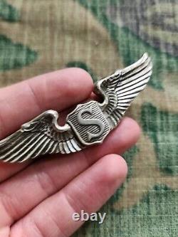 WWII US Army Air Corps Air Force Service Pilot Amcraft Sterling Wings