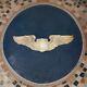 WWII US Army Air Corps Air Force Sterling Silver Pilot 3 Wings Pin