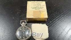 WWII US Army Air Corps BOXED A-8 Bomb Timer Stop Watch