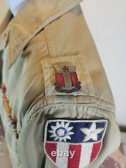 WWII US Army Air Corps CBI Shirt With Theater Made Patches