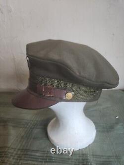 WWII US Army Air Corps Cadet Crusher Visor Cap Hat
