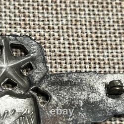 WWII US Army Air Corps Command Pilot Wings 3 N. S. Meyer Sterling Clasp Back