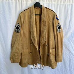 WWII US Army Air Corps Custom Overcoat Fashion Seal Uniforms