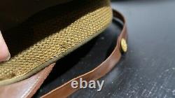 WWII US Army Air Corps Force Officer Crusher Hat Visor by Knox