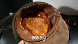 WWII US Army Air Corps Force Officer Crusher Hat Visor by Knox