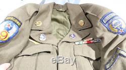 WWII US Army Air Corps Force Troop Carrier Uniform 9th Air Corps
