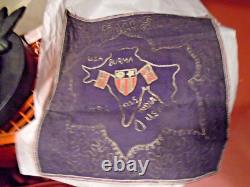 WWII US Army Air Corps Hump Pilot Souvenir Pillow Cover from Burma C-1