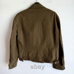 WWII US Army Air Corps Ike Jacket Uniform Patches Size 42 XL