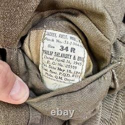 WWII US Army Air Corps Ike Uniform Jacket Felt AAC Patch