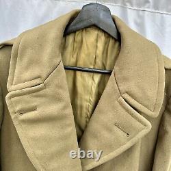 WWII US Army Air Corps Jeep Coat Mackinaw Wool Peacoat Felt Patch