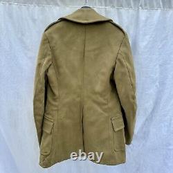 WWII US Army Air Corps Jeep Coat Mackinaw Wool Peacoat Felt Patch