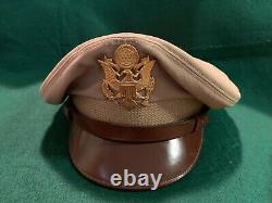 WWII US Army Air Corps Khaki Wool CAP, Brand Flight Ace