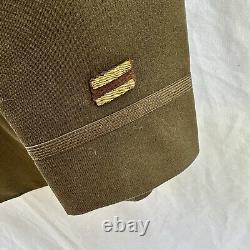 WWII US Army Air Corps Named Officer Uniform Bullion 10th AAC CBI Patches