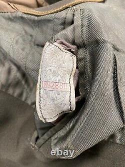 WWII US Army Air Corps Officer Jacket with Bullion Embroidered patch VERY RARE