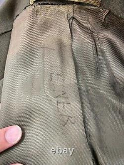 WWII US Army Air Corps Officer Jacket with Bullion Embroidered patch VERY RARE