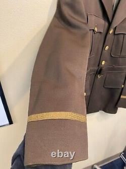 WWII US Army Air Corps Officer Jacket with Bullion Embroidered patch VERY RARE