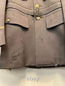 WWII US Army Air Corps Officer Jacket with Bullion Embroidered patch VERY RARE