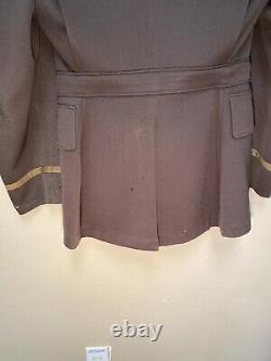 WWII US Army Air Corps Officer Jacket with Bullion Embroidered patch VERY RARE