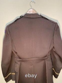WWII US Army Air Corps Officer Jacket with Bullion Embroidered patch VERY RARE
