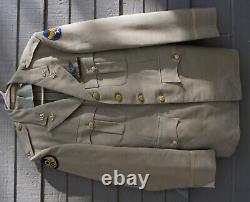 WWII US Army Air Corps Officer Navigator 8th Air Force jacket, as worn (rack B)