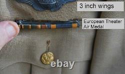 WWII US Army Air Corps Officer Navigator 8th Air Force jacket, as worn (rack B)