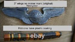 WWII US Army Air Corps Officer Navigator 8th Air Force jacket, as worn (rack B)