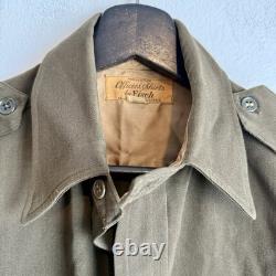 WWII US Army Air Corps Officers Shirt Patched Felt 4th AAC