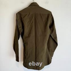 WWII US Army Air Corps Officers Shirt Patched Felt 4th AAC