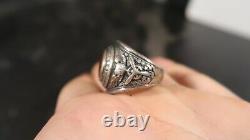 WWII US Army Air Corps Pilot Ring Jacobson Sterling Silver