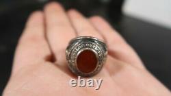 WWII US Army Air Corps Pilot Ring Jacobson Sterling Silver