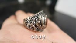 WWII US Army Air Corps Pilot Ring Jacobson Sterling Silver