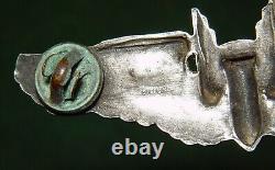 WWII US Army Air Corps Sterling Silver 3 Gunner's Wings