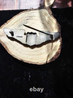 WWII US Army Air Corps Sterling Silver Pilot Wings 3 Pin Meyer Original WW2 20g