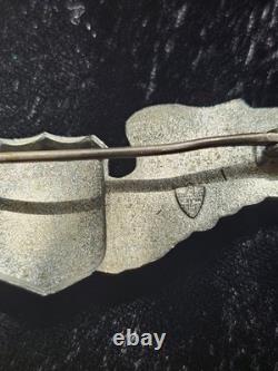 WWII US Army Air Corps Sterling Silver Pilot Wings 3 Pin Meyer Original WW2 20g
