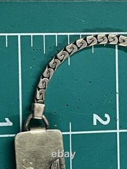WWII US Army Air Corps Sweetheart Bracelet 025 Gold on Sterling
