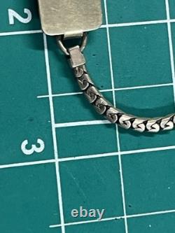WWII US Army Air Corps Sweetheart Bracelet 025 Gold on Sterling