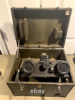 WWII US Army Air Corps Type A-1 Astrograph Original Box With Parts Untested