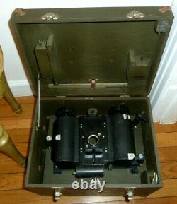 WWII US Army Air Corps Type A-1 Astrograph in Original Box With Parts Untested