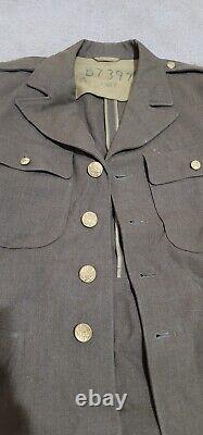 WWII US Army Air Corps Uniform Class A Dated 1942