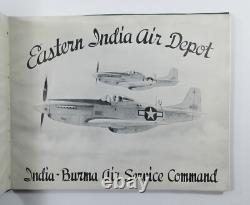 WWII US Army Air Corps Unit History CBI East India Air Depot Theater Made 1940s