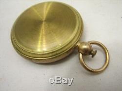 WWII US Army Air Force AAC Waltham Brass Pocket Field Compass withBox