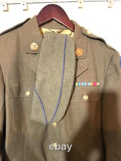 WWII US Army Air Force AAF 4 Pocket Service Coat / Uniform