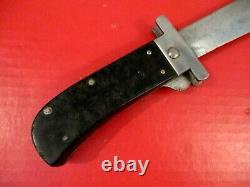 WWII US Army Air Force AAF Emergency Bailout Kit Folding Machete Cattarugus NICE