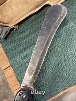 WWII US Army Air Force AAF Emergency Bailout Kit Folding Machete Imperial Prov