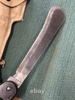 WWII US Army Air Force AAF Emergency Bailout Kit Folding Machete Imperial Prov