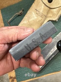 WWII US Army Air Force AAF Emergency Bailout Kit Folding Machete Imperial Prov